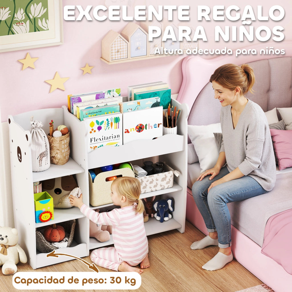 Scaffale Bambini con Ripiani Aperti ¨C Minimal ¨C Bianco