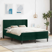 Struttura letto con materasso-Giroletto Verde Scuro 120 x 190 cm Velluto