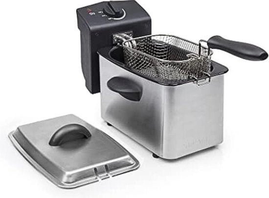 Friteuse 2 Litri / Piastra interna rimovibile / Fino a 190 gradi
