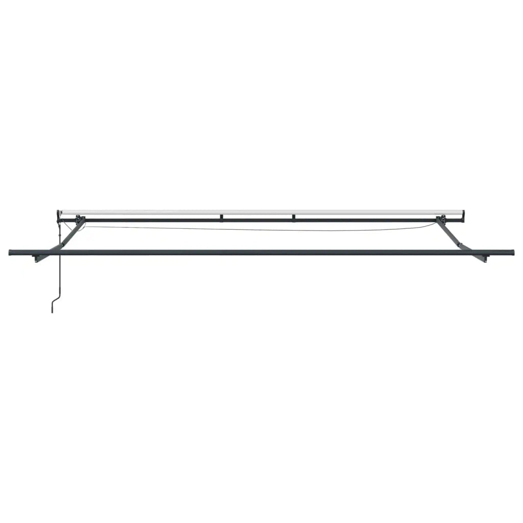 Tessuto per Tenda arancione e marrone 450 × 350 cm Poliestere 3331088