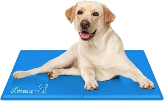Matte auto-coolante per cani e gatti - blu