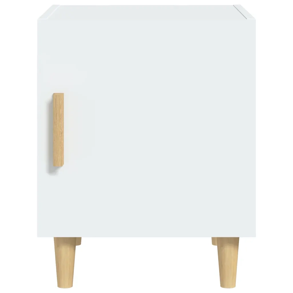 Comodino Bianco in Legno Multistrato 812042
