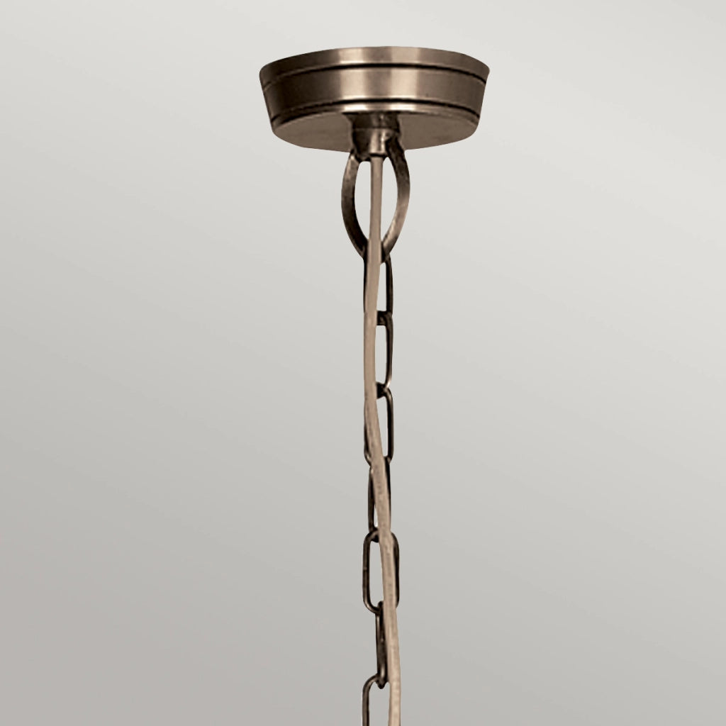 Lampadario a candelabro Pimlico bronzo scuro 6xE14 Elstead