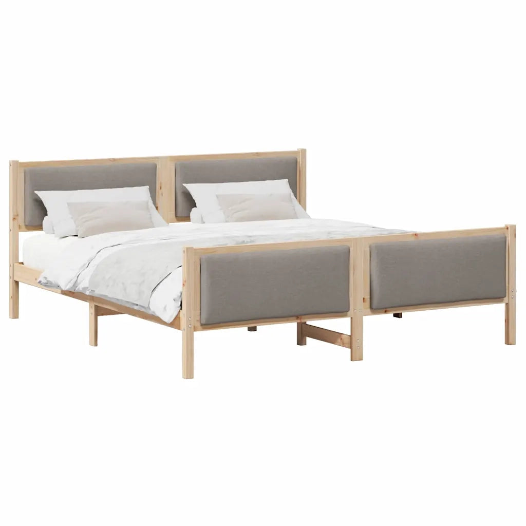 Letto matrimoniale | Letto per adulti | Struttura del letto con testiera Talpa 180 x 200 cm Tessuto
