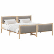 Letto matrimoniale | Letto per adulti | Struttura del letto con testiera Talpa 180 x 200 cm Tessuto