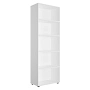 Libreria 5 ripiani bianco cm 68,8x35,3x200 h