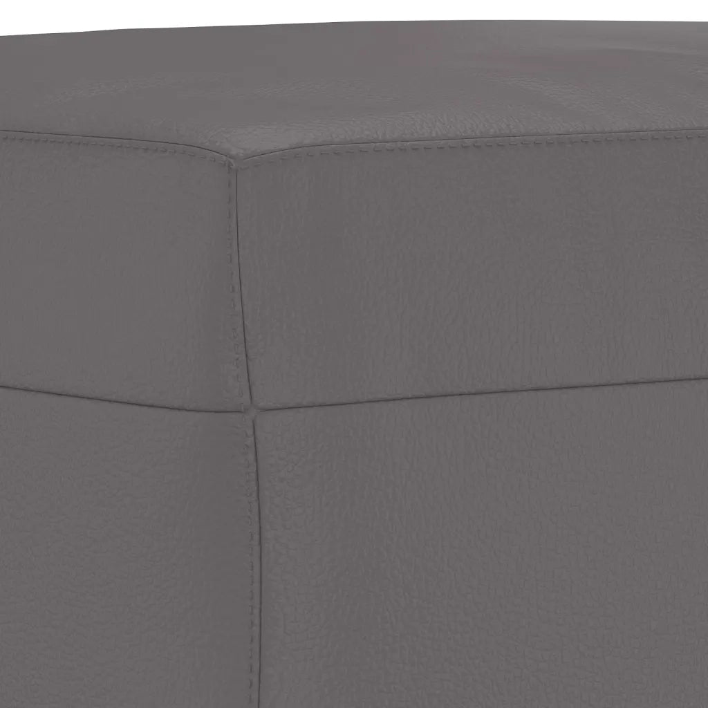 Set di Divani 3 pz con Cuscini Grigio in Similpelle 3202379