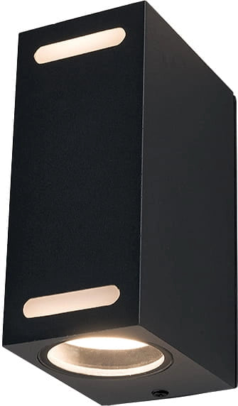 Nowodvorski ASSOS II applique esterna nera 2xGU10 IP54