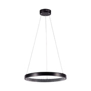 Lampada a sospensione LED anello nera 3000K V-TAC VT-7823