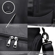 Borsa da Palestra - 47 x 25 x 22 cm - Sport Borsa - Borsa per Spalle - Impermeabile e Resistente - Con Tasca per Scarpe - Adatta per Uomo e Donna Nuoto Sport Viaggi Borsa da Palestra (nero)