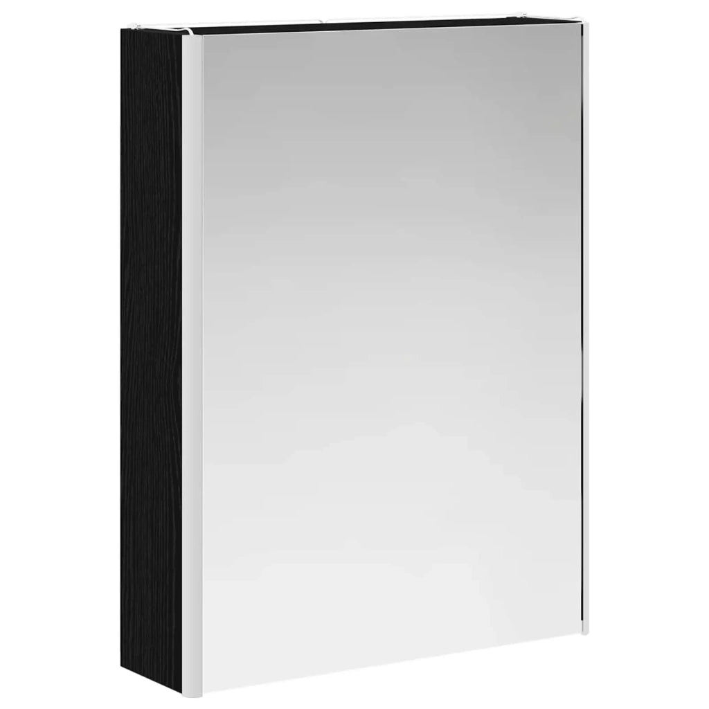 Set di mobili per il bagno 5 pcs Rovere Nero 3406928