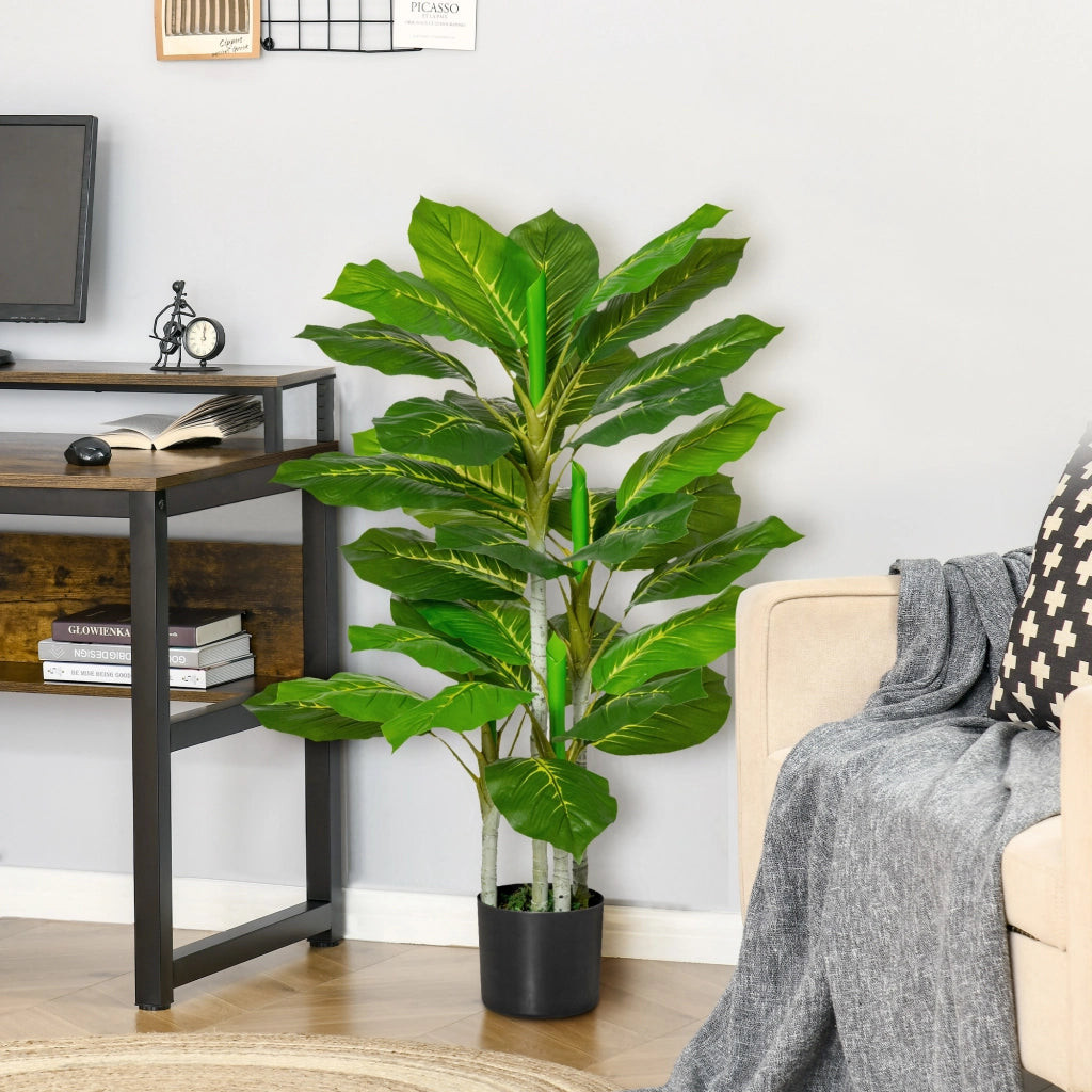 Albero Finto 95 cm ¨C Minimal ¨C Pianta Artificiale con Vaso