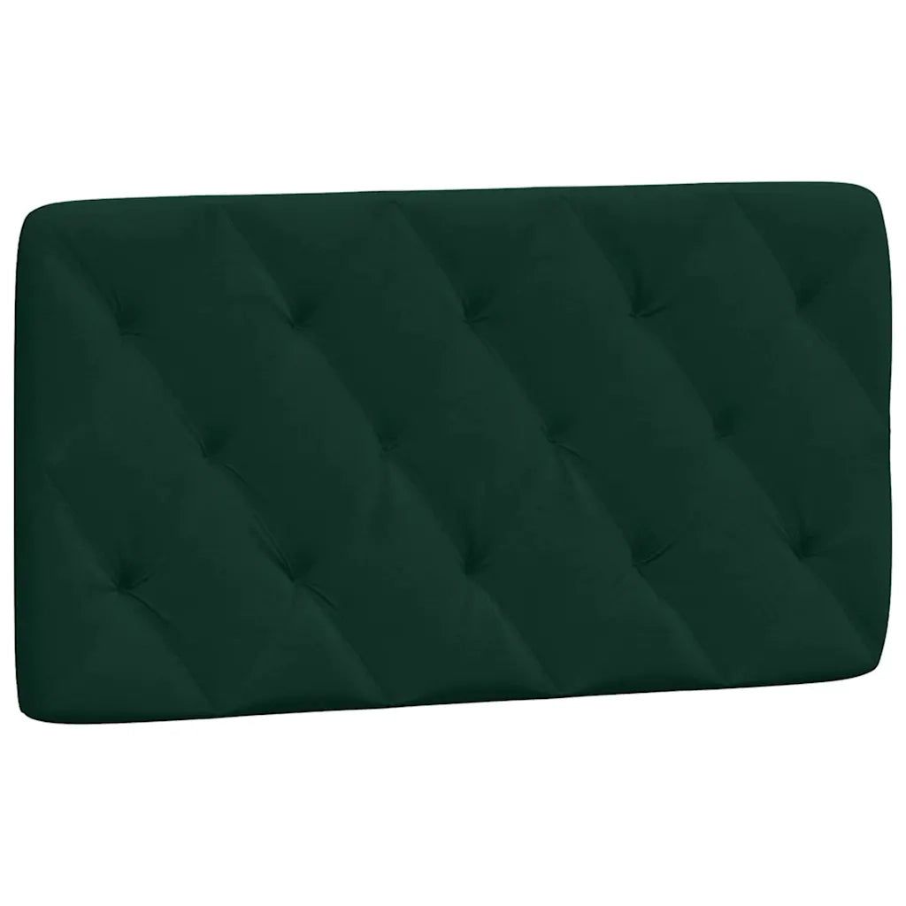 Letto con Materasso Verde Scuro 100x200 cm in Velluto