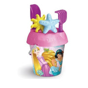Trade Shop - Secchiello 18cm Principesse Con Formine Accessori Giochi Mare Per Bambine 704009 -