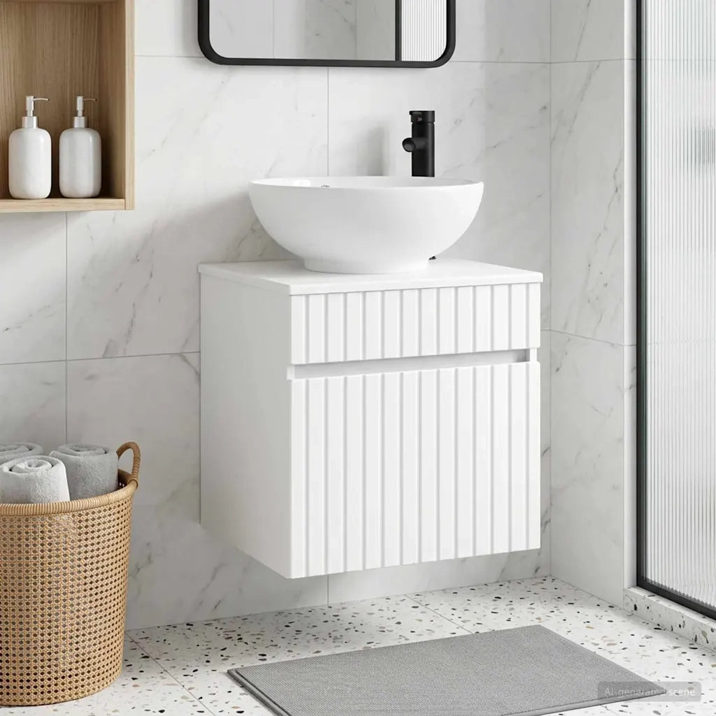 Mobile lavabo da parete Bianco 49 x 44,5 x 66,5 cm 890602