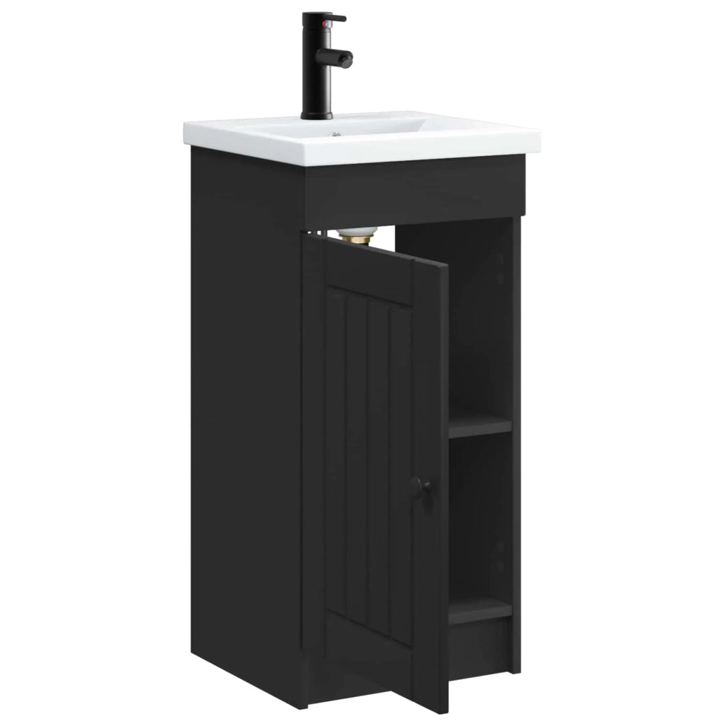 Mobile da bagno con lavabo Nero 42 x 40 x 84,5 cm 890025