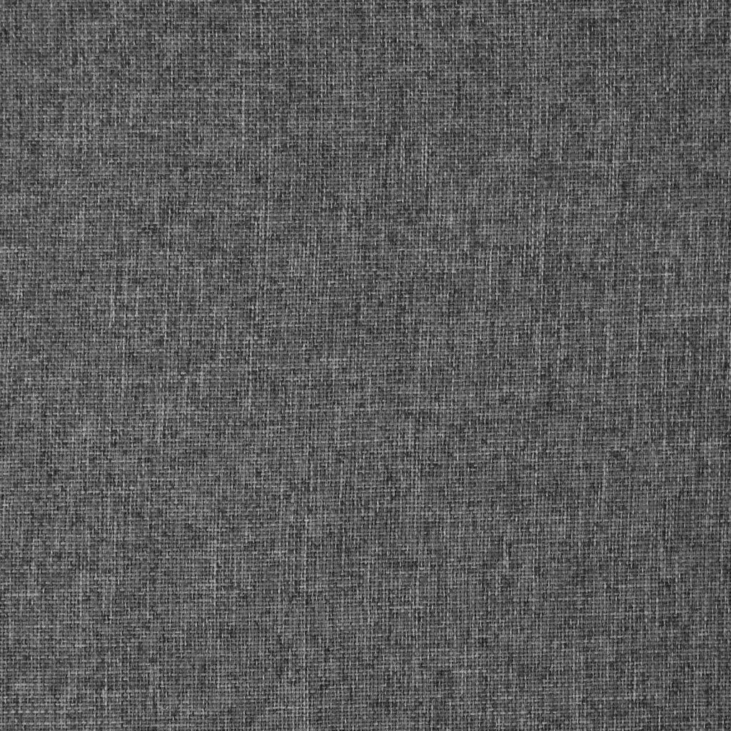 Sedia da Pavimento Pieghevole Grigio Scuro in Tessuto 336585