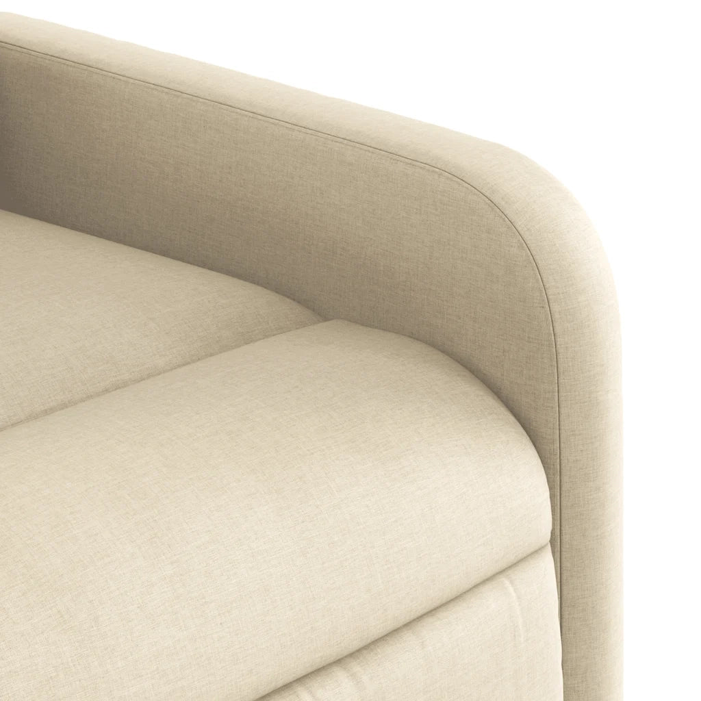 Poltrona Reclinabile in Tessuto Crema 374173
