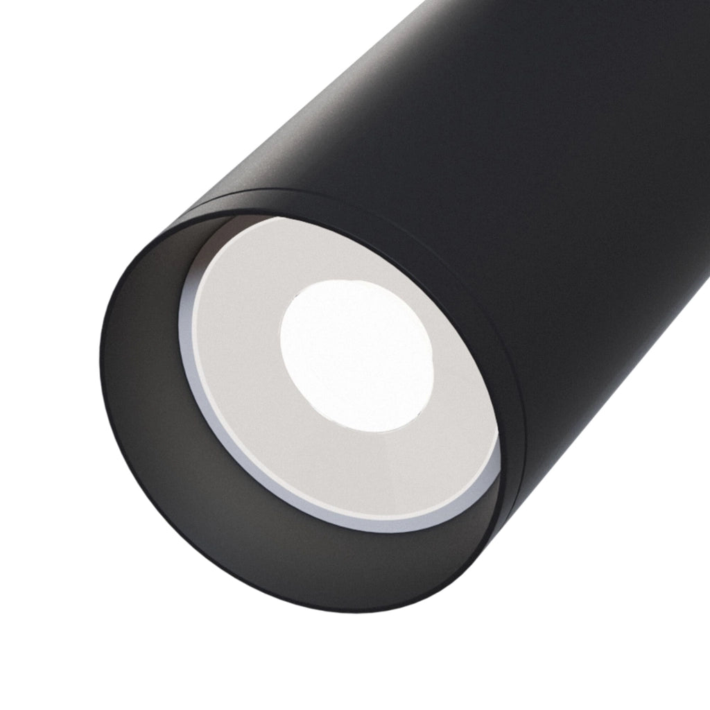 Lampada soffitto Maytoni Focus nera GU10 C017CW-01B