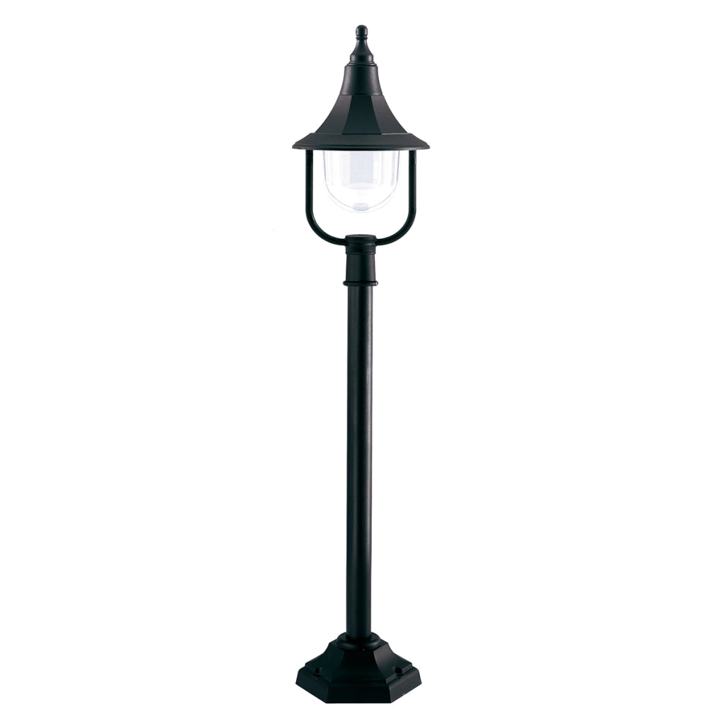 Paletto luminoso esterno nero E27 60W Shannon Elstead