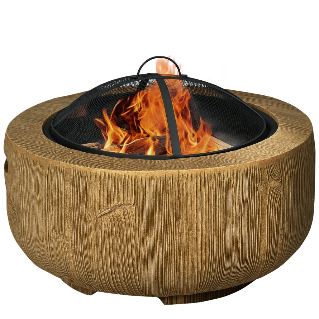 Brasero in Design Ceppo con Griglia ¨C Minimal ¨C 61.5x39 cm