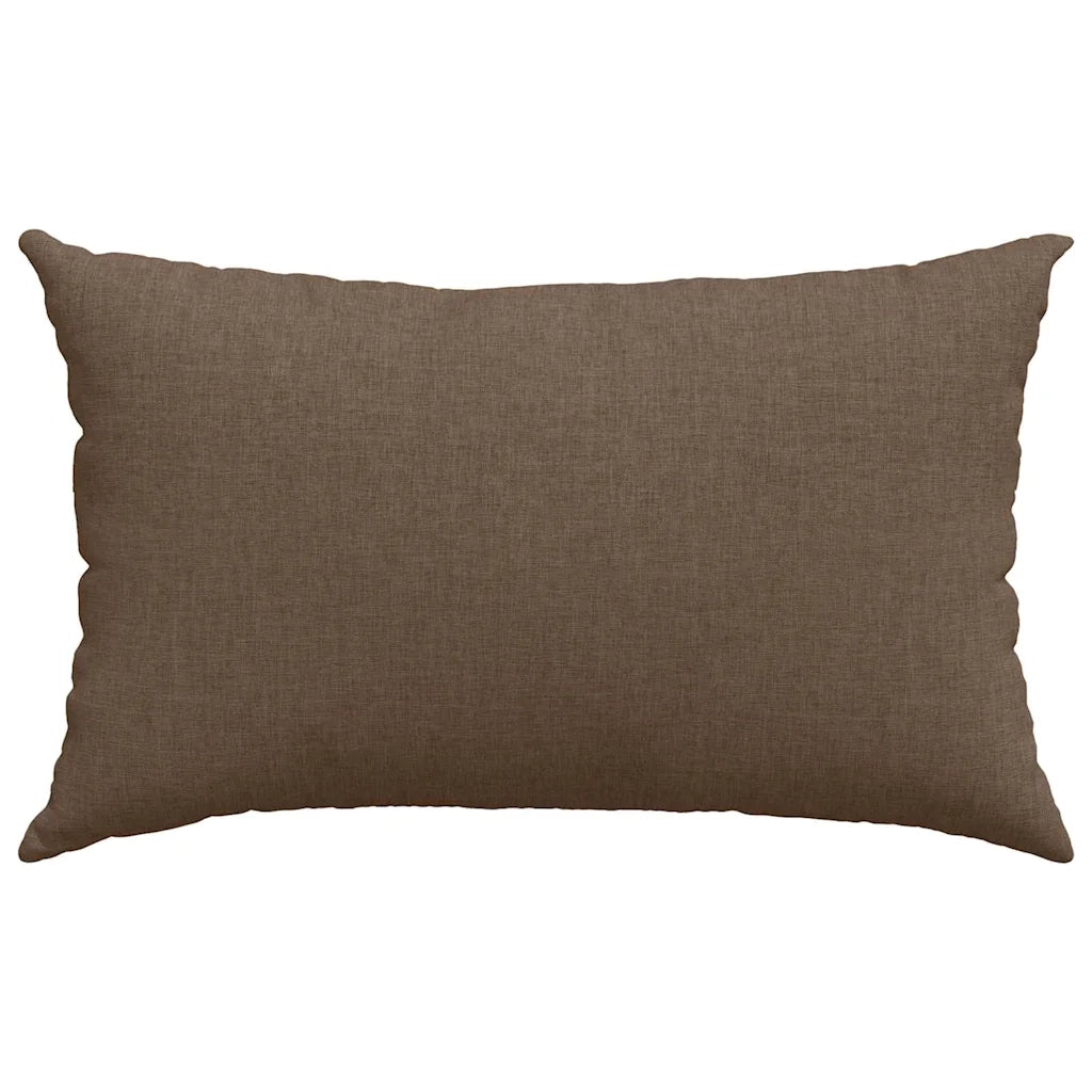 Cuscini da Divano 2 pcs Marrone 50 x 30 cm Tessuto 42013614