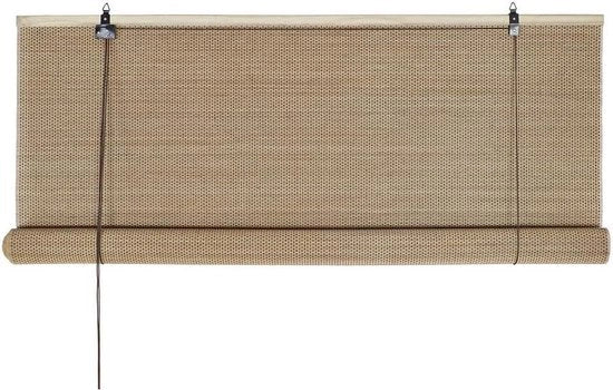 Rulli di bambù legno chiaro - Dimensioni personalizzate 120 x 3 x 170 cm