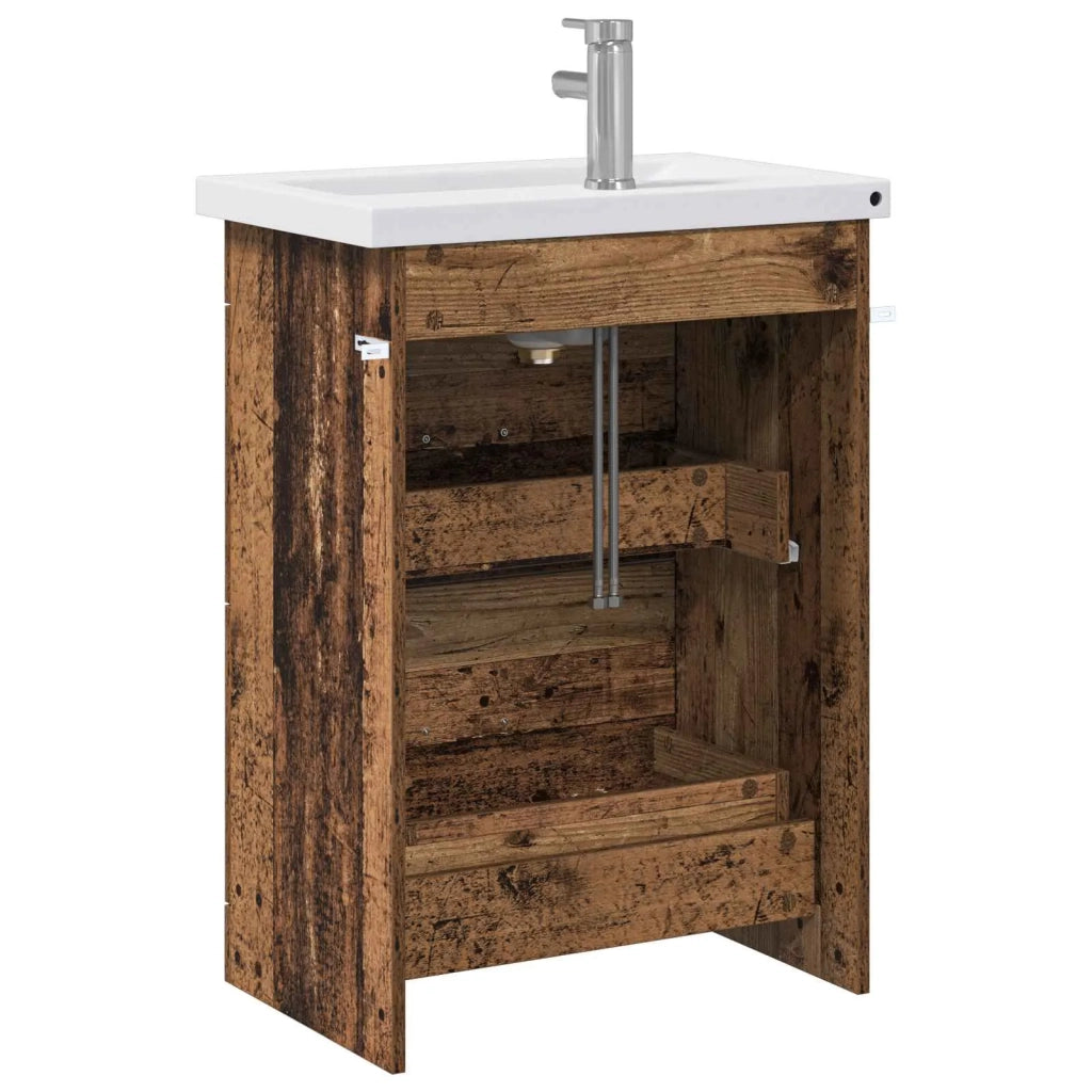 Set di mobili per il bagno Legno antico 61 x 40 x 84,5 cm 3404372