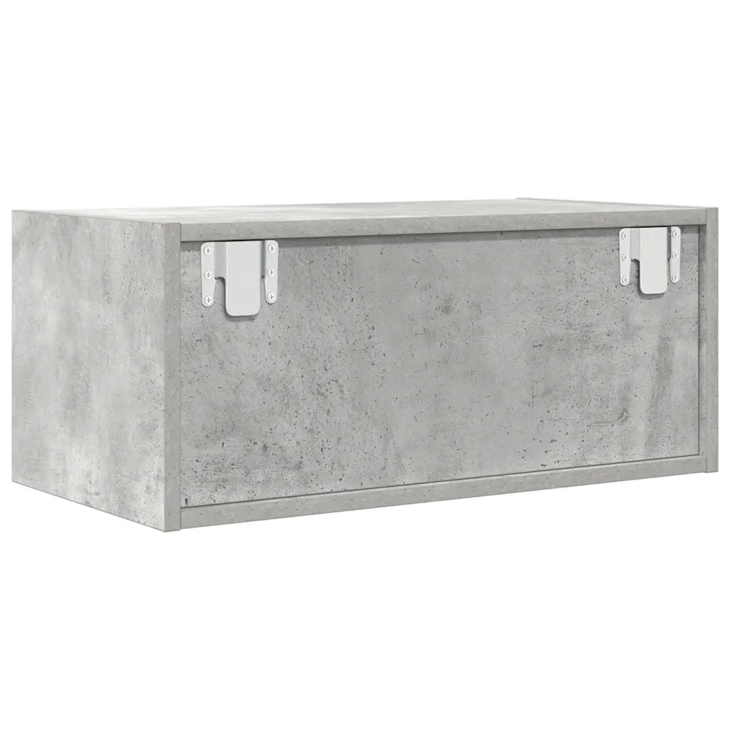 Mobile per TV-Credenza TV-Console TV Grigio Cemento 60x31x25,5 cm Legno Multistrato 863009