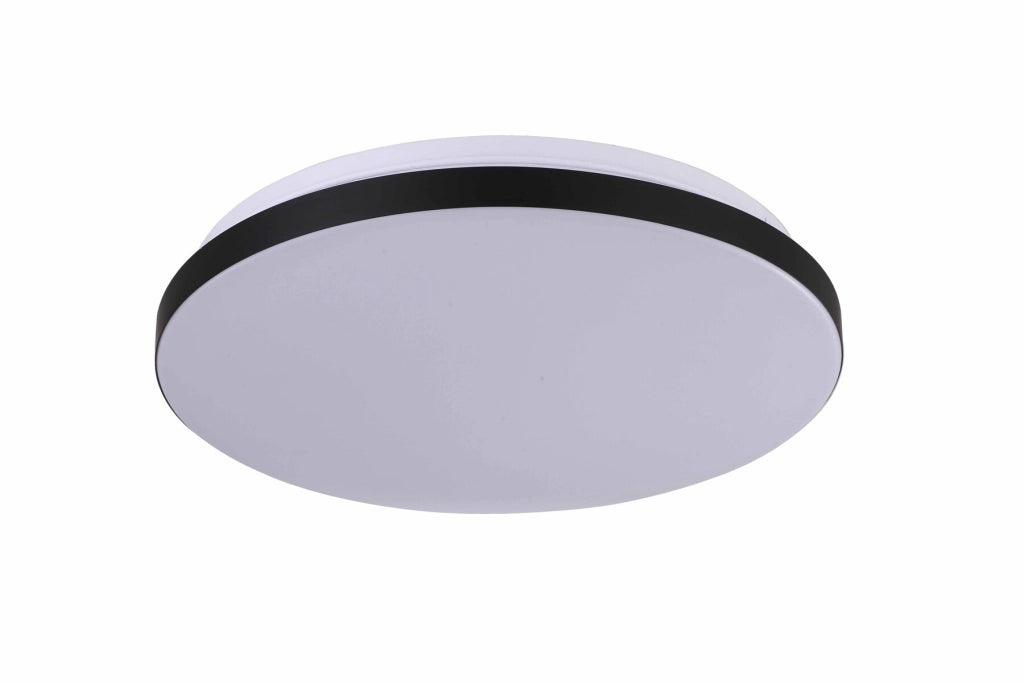 Plafoniera LED Babilon Light Prestige 38cm 24W nera 4000K