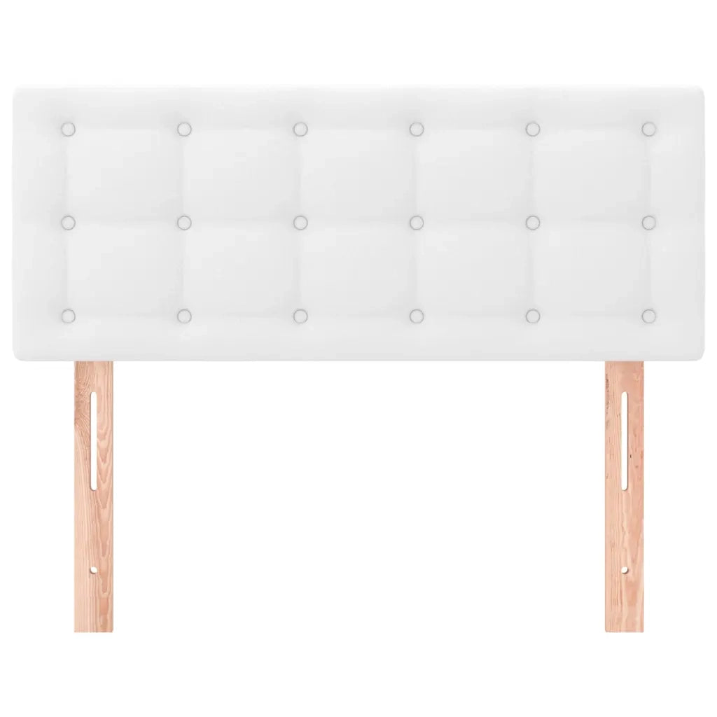 Testiera | Testata Bianco 100x5x78/88 cm in Similpelle