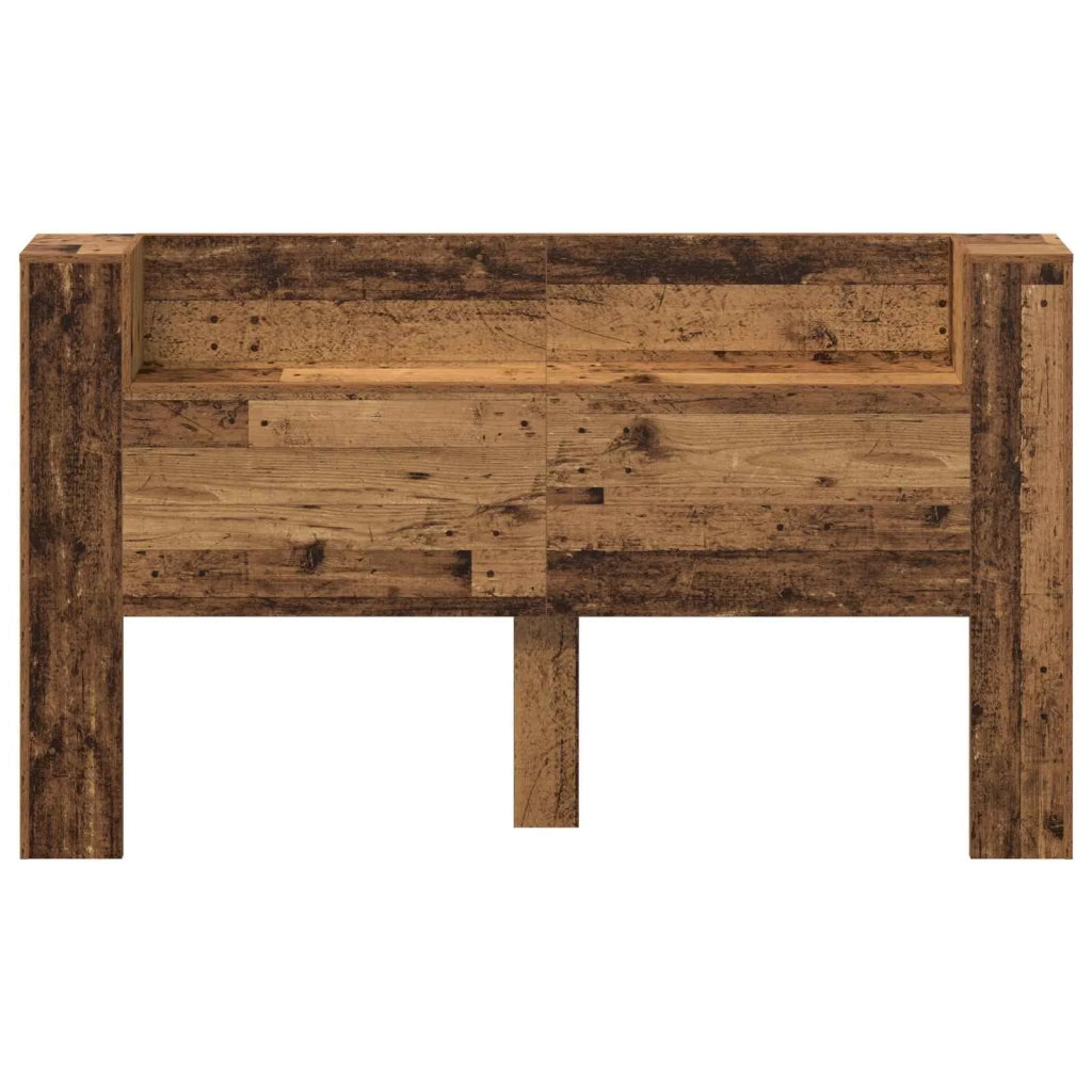 Testata con Mobile e LED Legno vecchio 180 x 16,5 x 103,5 cm 8006574