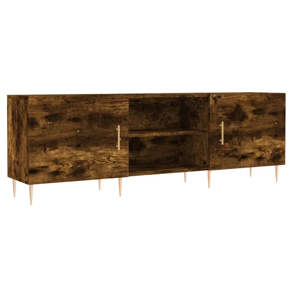 Mobile TV | Armadietto TV | Mobile Porta TV Rovere Fumo 150x30x50 cm in Legno Multistrato