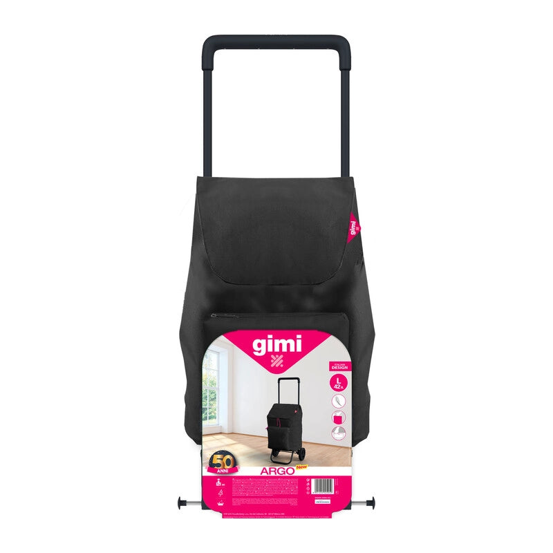 GIMI CARRELLO SPESA ARGO 42 L NERO- 1,0 pz