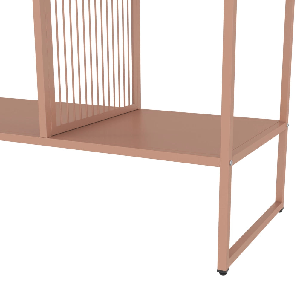 Scaffale in metallo rosa antico EMILIA