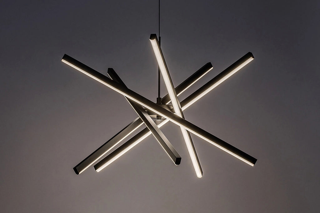 Lampada a sospensione LED moderna Rabalux Matilde nera 48W