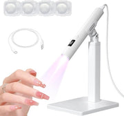 Lampada UV Mini Portatile per Gelle - Ricaricabile e con Connettori USB, con Tips in Silicone