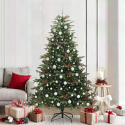 Albero di Natale artificiale con 300 LED Verde 210 cm 3395562
