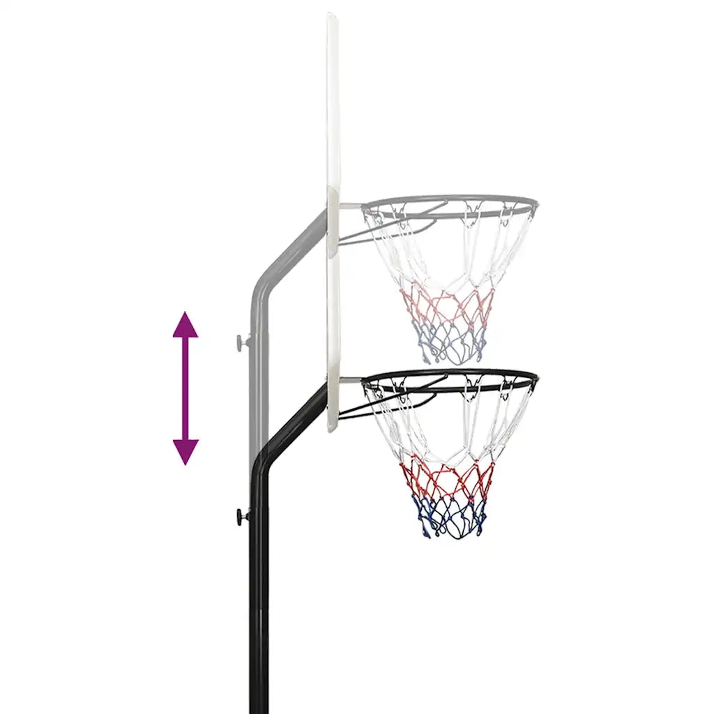 Supporto per Pallacanestro Bianco 237-307 cm Polietilene CFW7780024