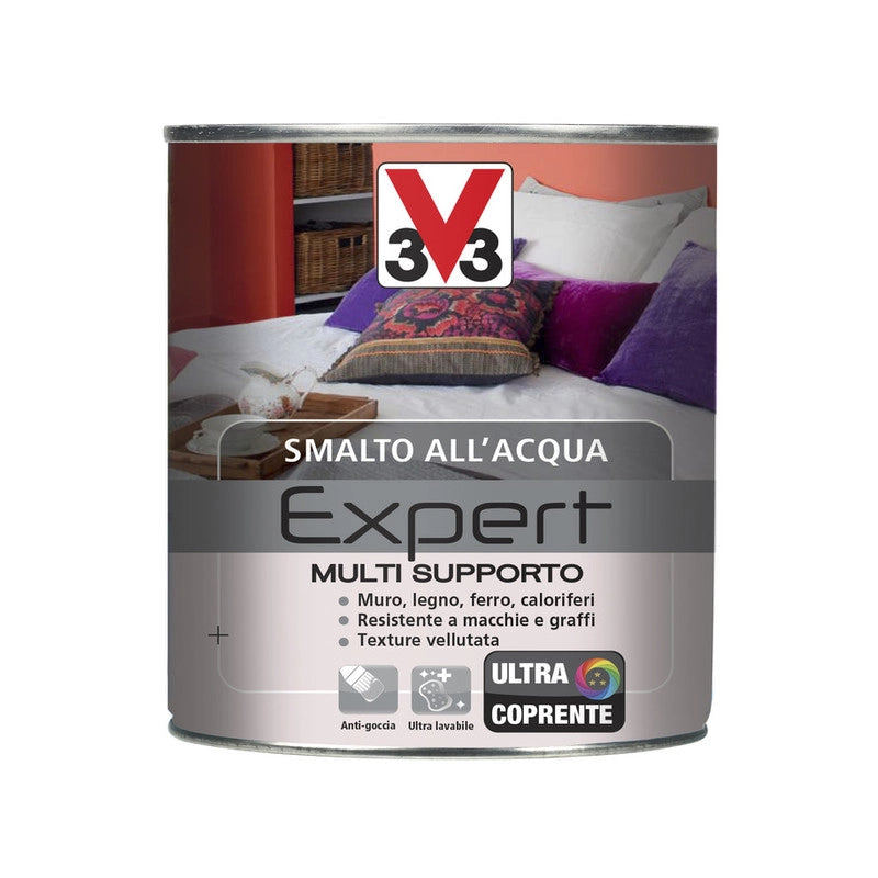 V33 SMALTO MULTISUPPORTO EXPERT BIANCO SATINATO 0,5L