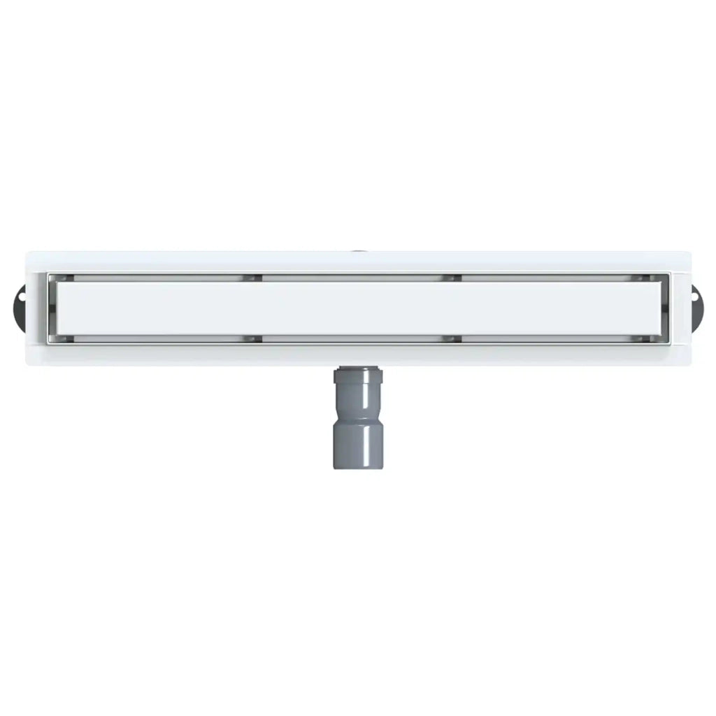 Scarico doccia 2-in-1 con sifone a 360° Argento 60 cm