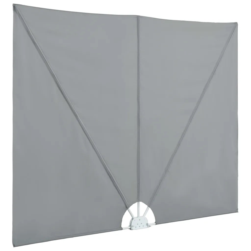 Tenda Laterale per Terrazza Pieghevole Grigio 300x150 cm 522713
