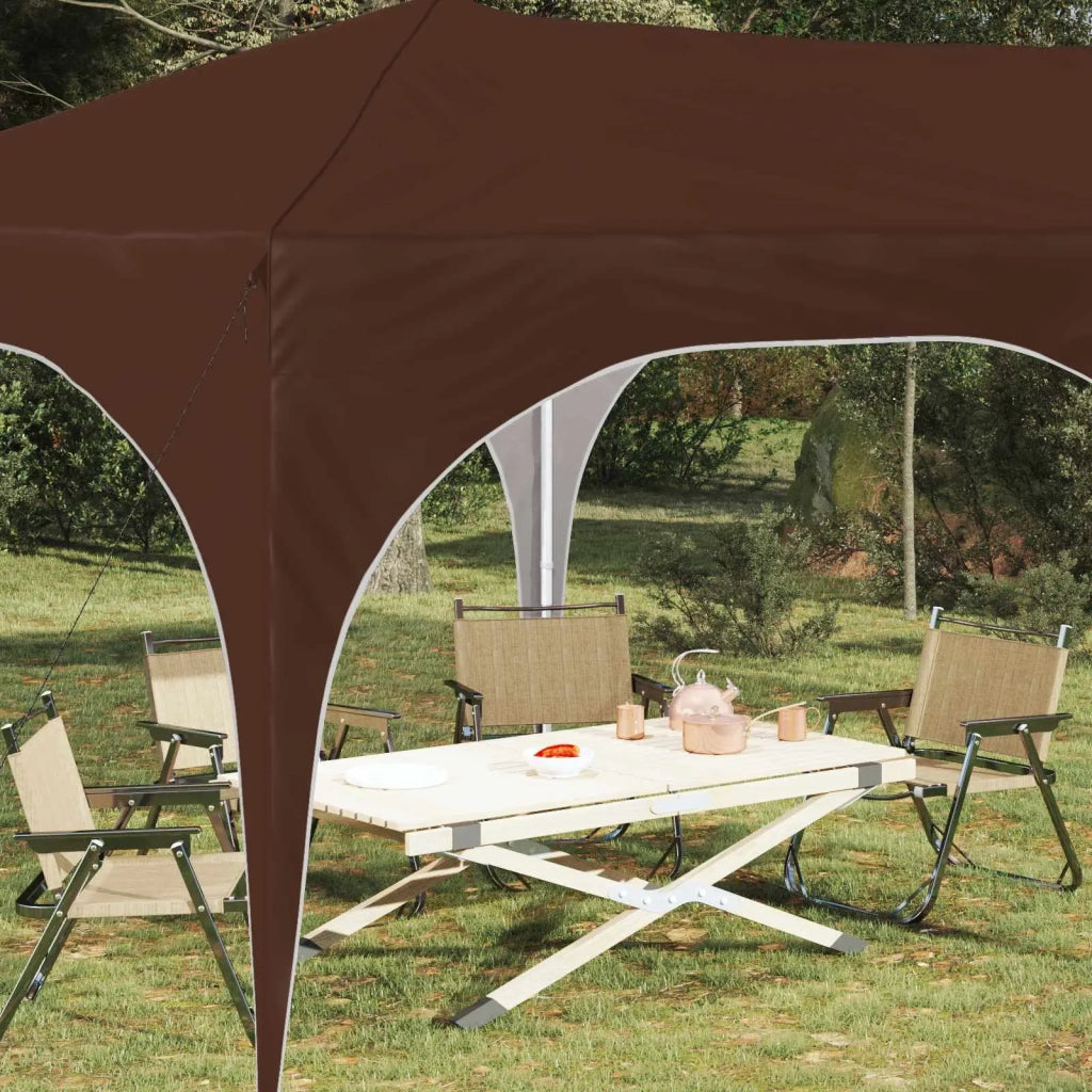 Tenda per feste a pop-up Marrone 575 x 288 x 245 cm 42019885