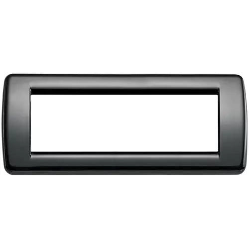 VIMAR IDEA - RONDO` PLACCA 6P METAL NERO