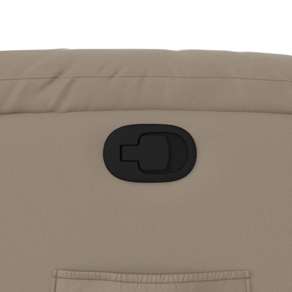 Poltrona Reclinabile Cappuccino in Similpelle 373566