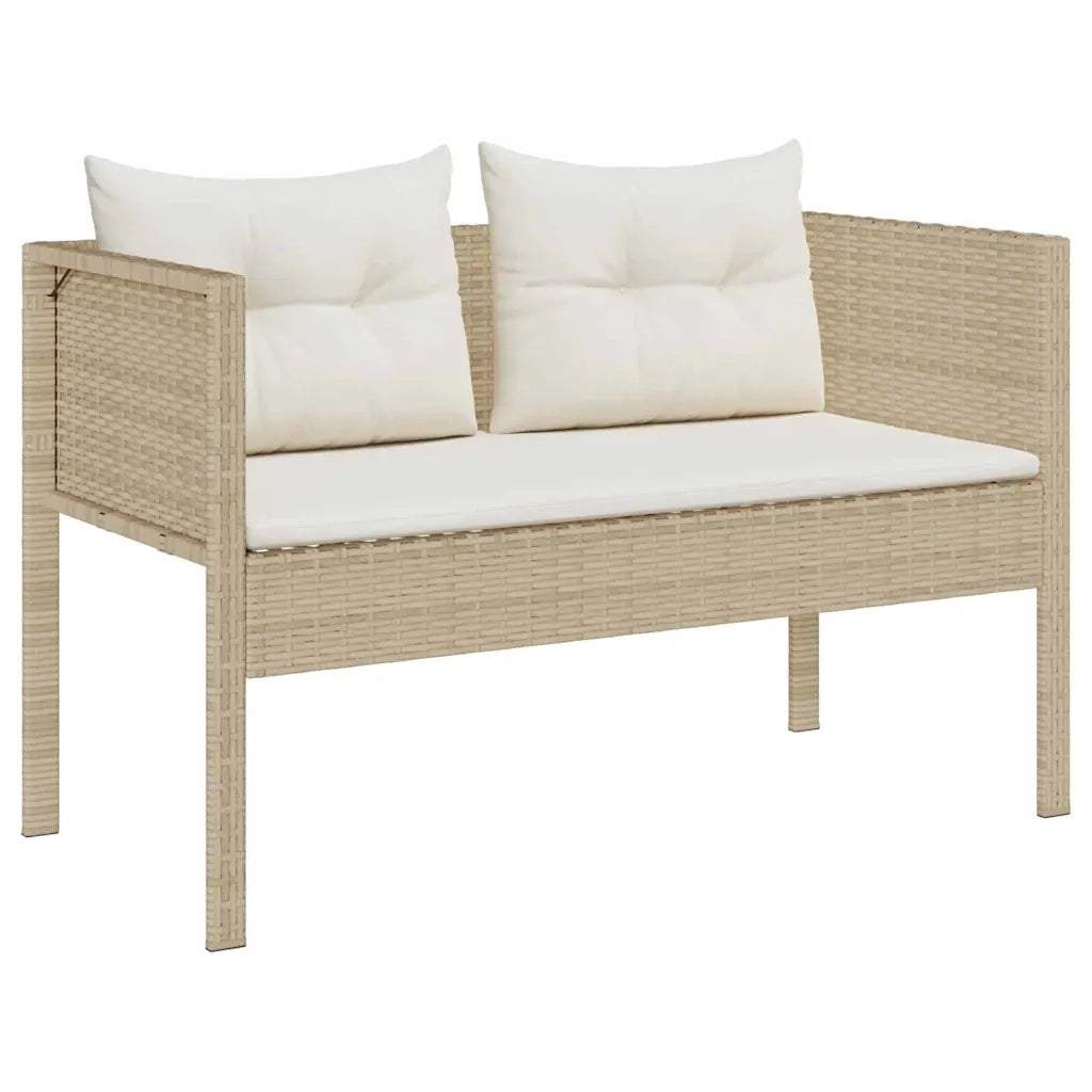 Set Divano da Giardino 6 pcs Beige e Crema polyrattan 4104703