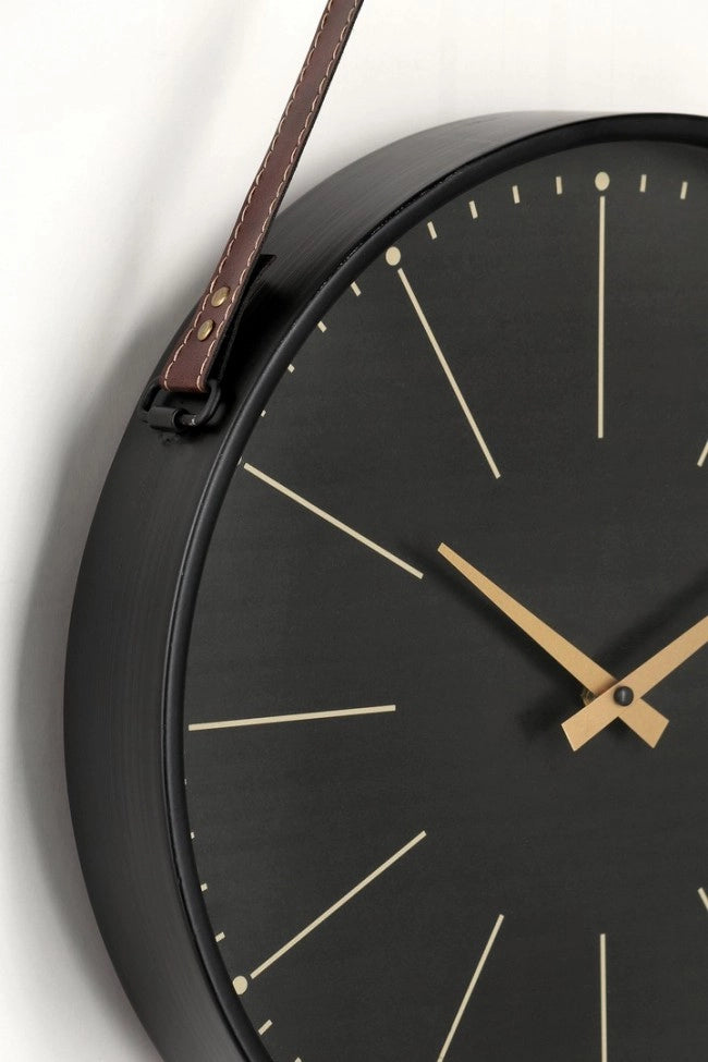 3x Orologio da parete nero 40x66 cm
