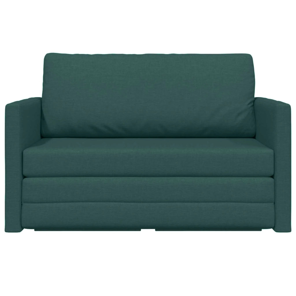 Divano letto | Sof¨¤ letto | Letto singolo 110cm Verde Scuro Tessuto