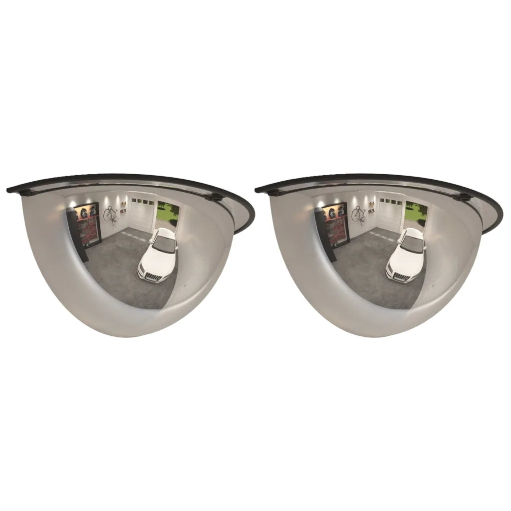 Specchi a Mezza Cupola per Traffico 2 pz ?30 cm in Acrilico CFW8540672