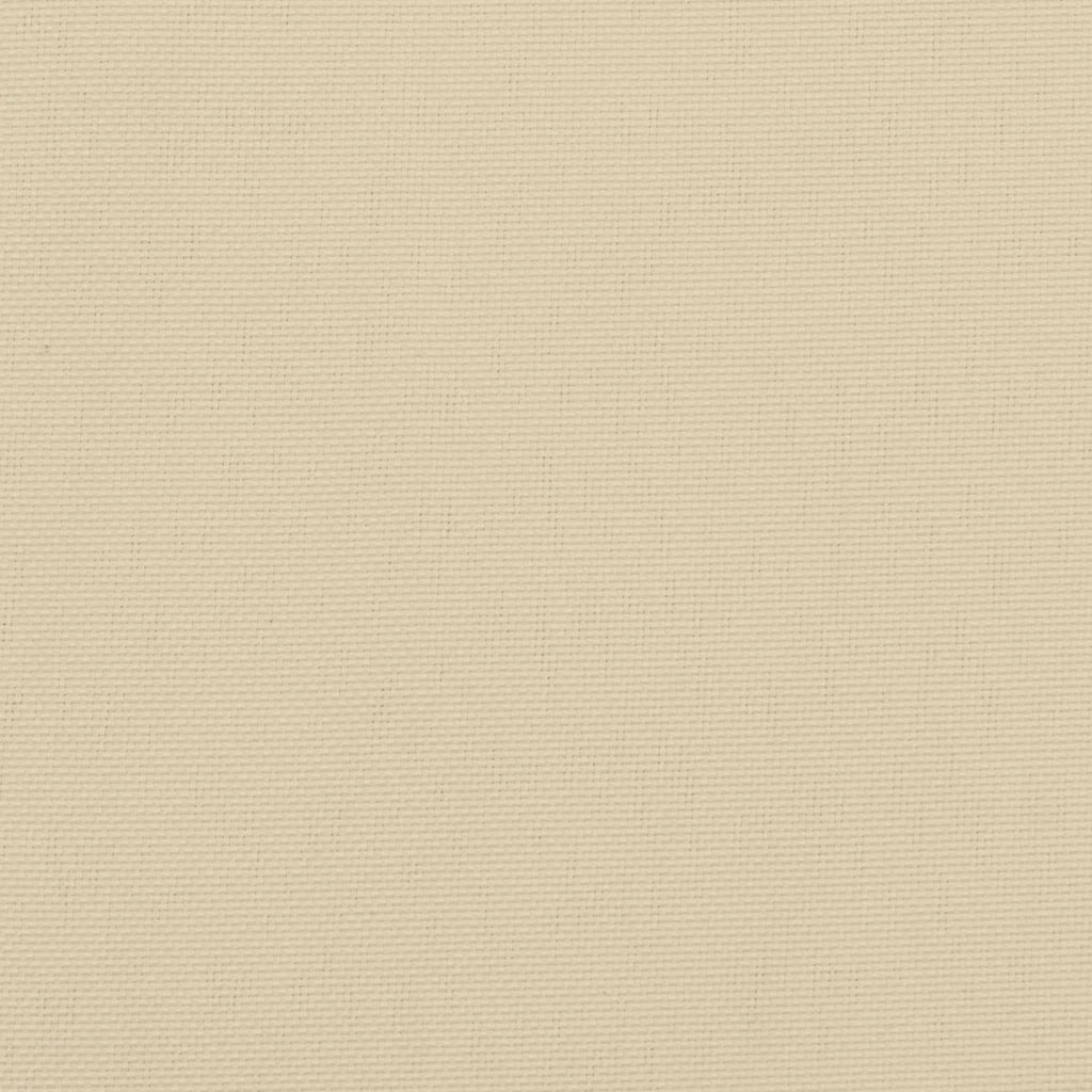 Cuscino per Panca Beige 120x(50+50)x7 cm in Tessuto Oxford